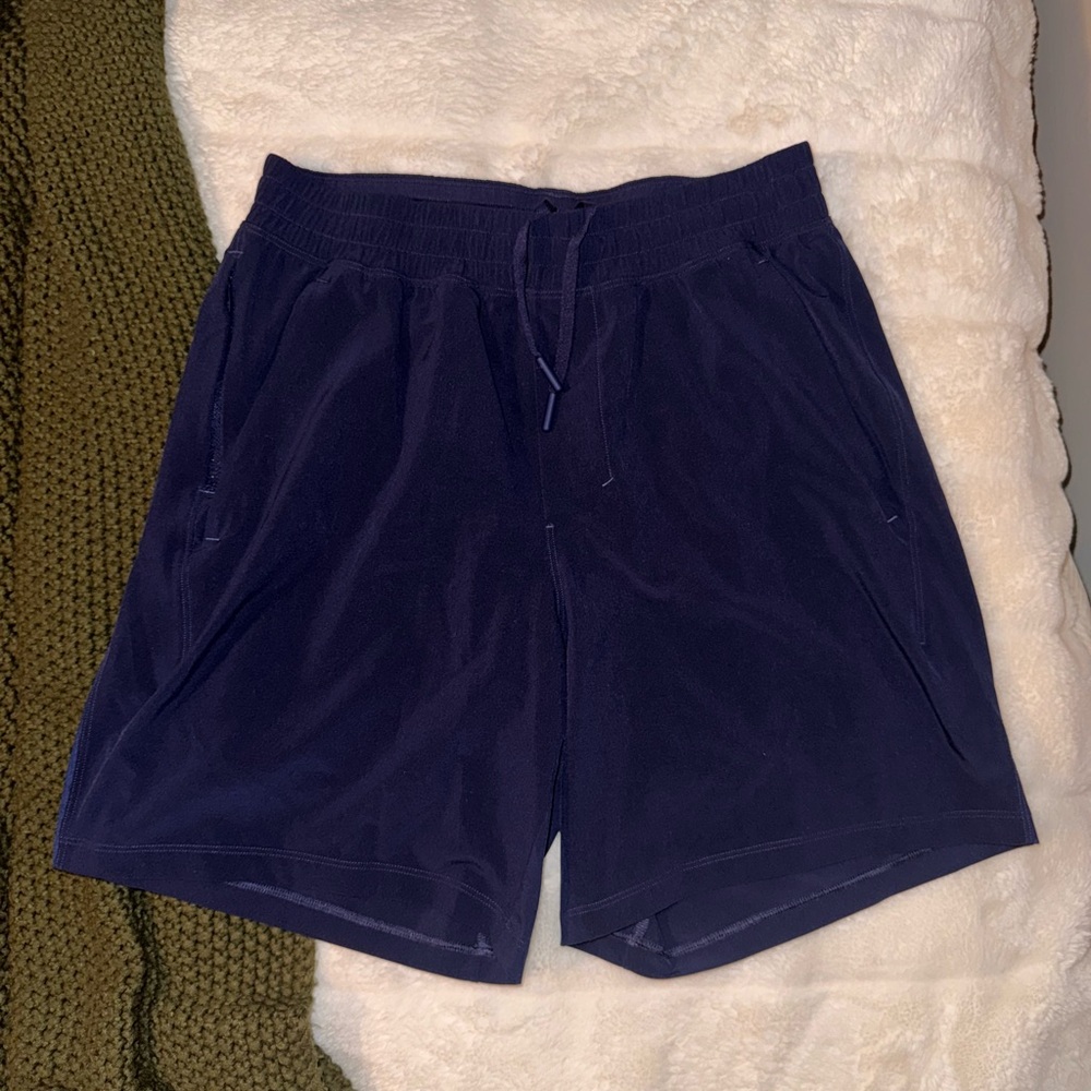 Lululemon Men's Dark Blue Gym Shorts